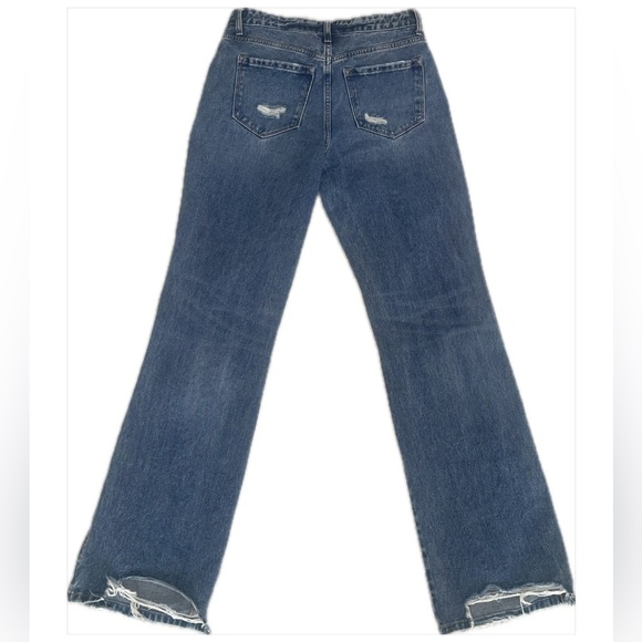 Flying Monkey Women's High Rise Flare Distressed Jeans size 26 - Picture 2 of 5